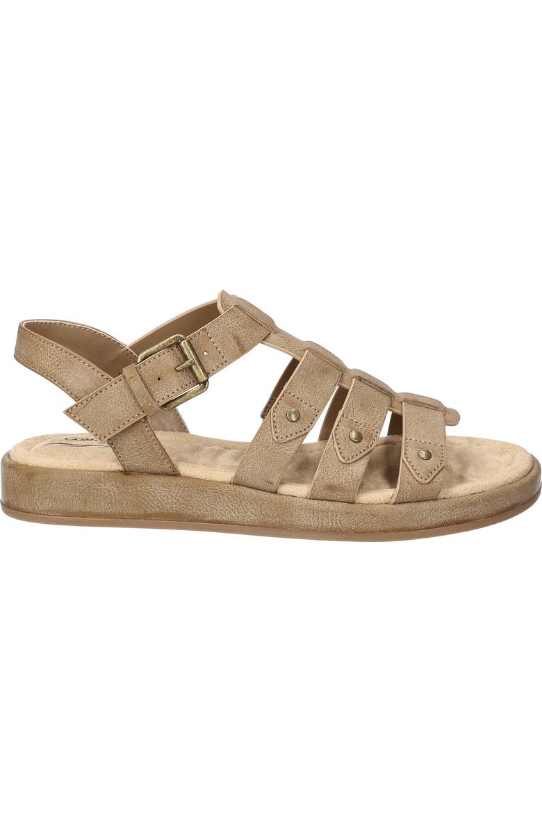 EASY STREET Chirp Quarter Strap Gladiator Sandal, Alternate, color, Taupe
