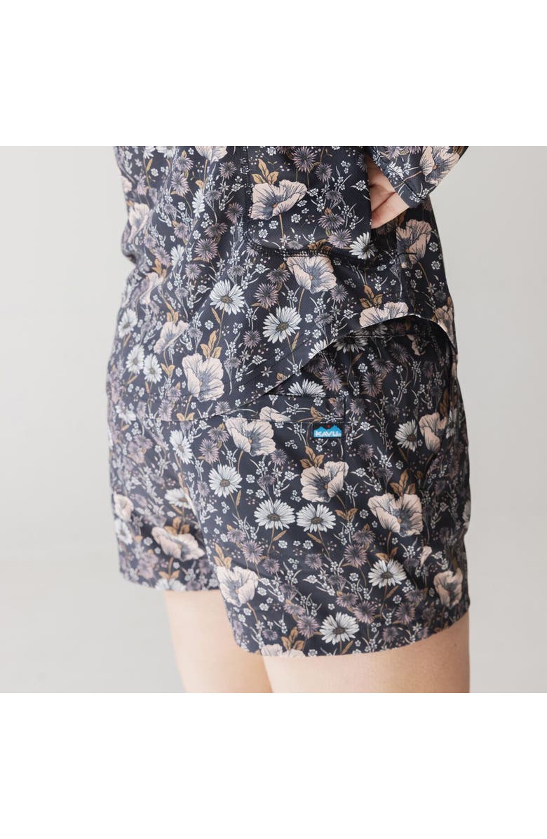 KAVU Kick Out Board Short - Women's, Alternate, color, Quiet Wildflowers