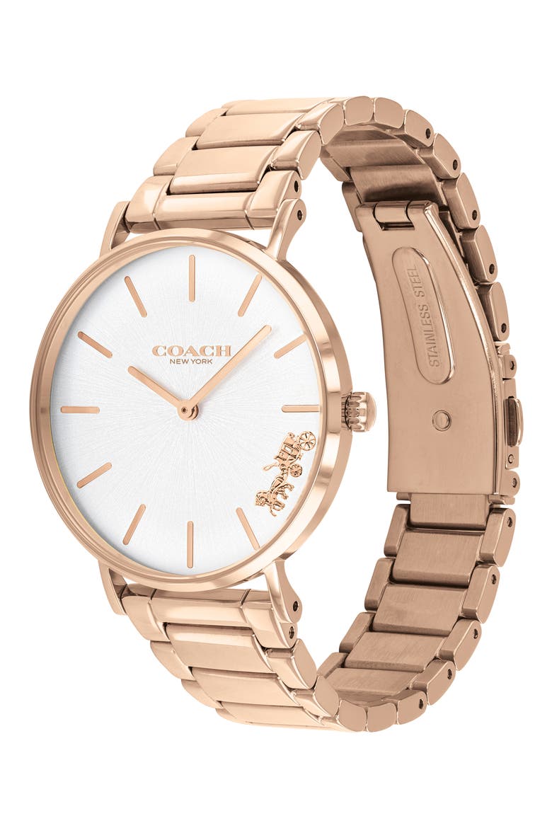 Perry Bracelet Watch, 36mm, Alternate, color, SILVER