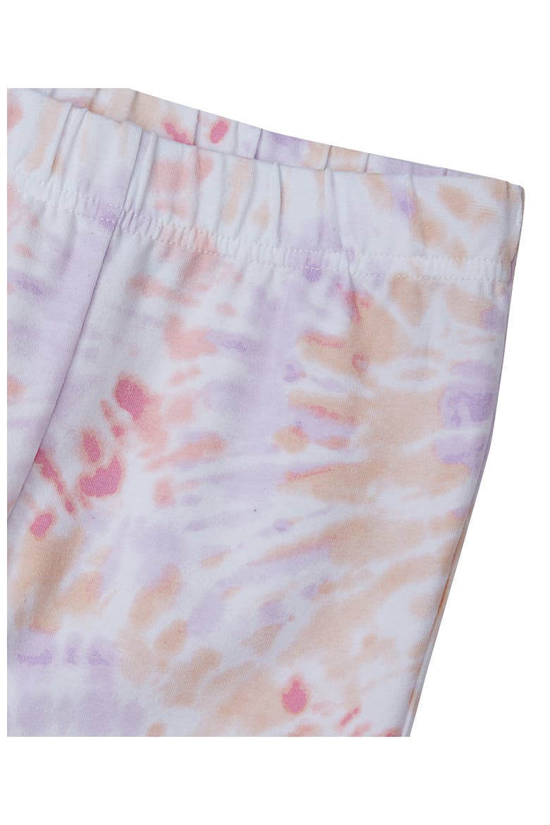 Girls Tough Cotton Novelty Leggings, Alternate, color, Pastel Multi Tie Dye