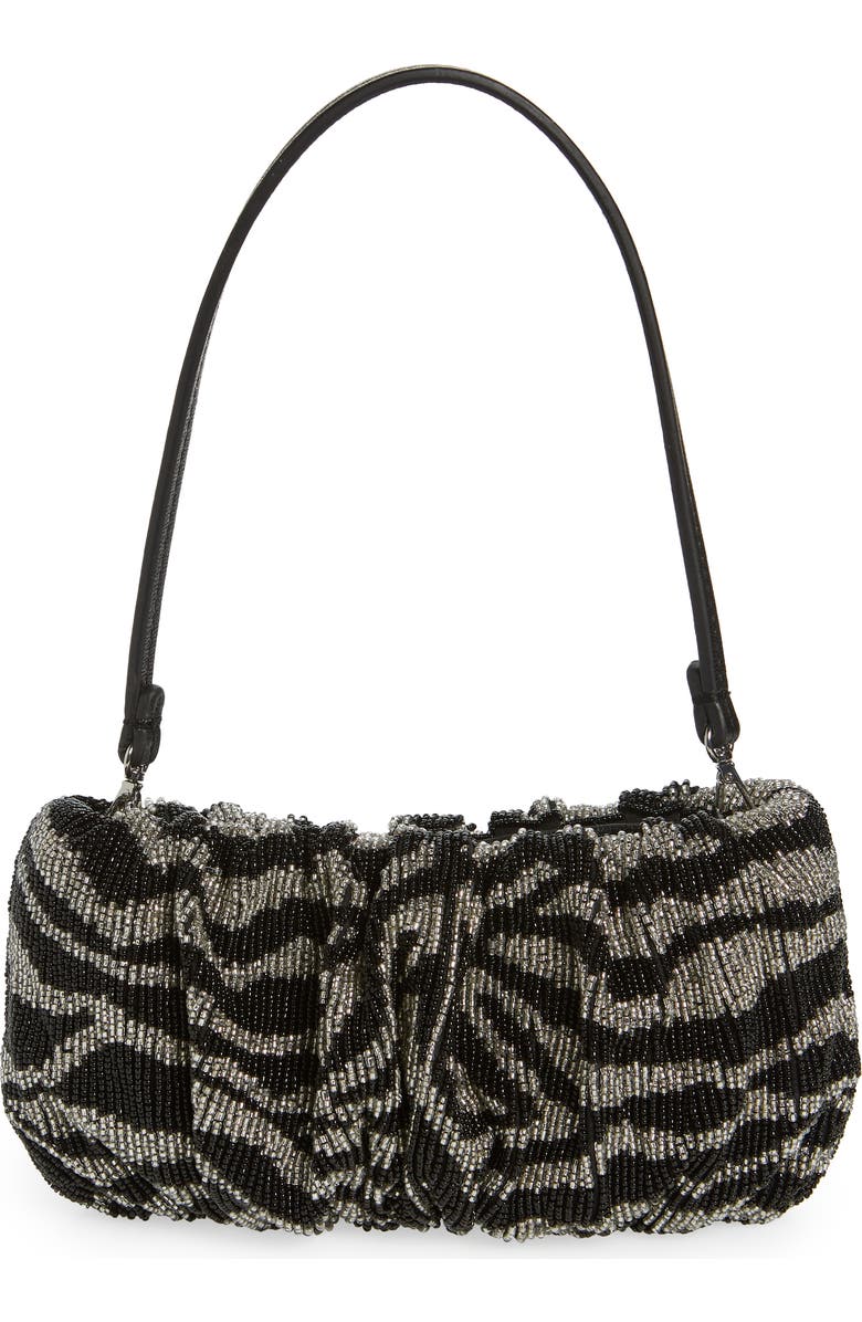 STAUD Beaded Bean Shoulder Bag, Main, color,