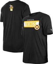 New Era Men's New Era Black Minnesota Vikings 3rd Down High Density Print T-Shirt