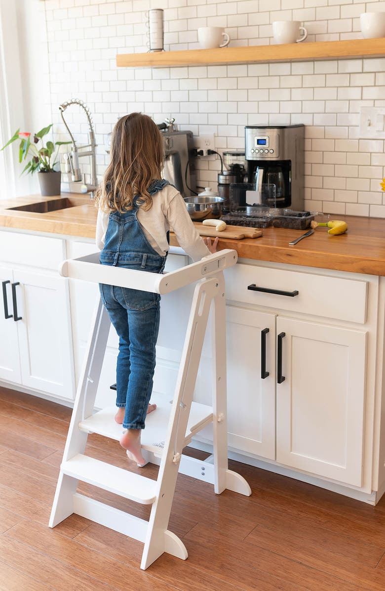 Little Partners Learn 'N Fold Learning Tower<sup>®</sup> Toddler Step Stool, Alternate, color, Soft White