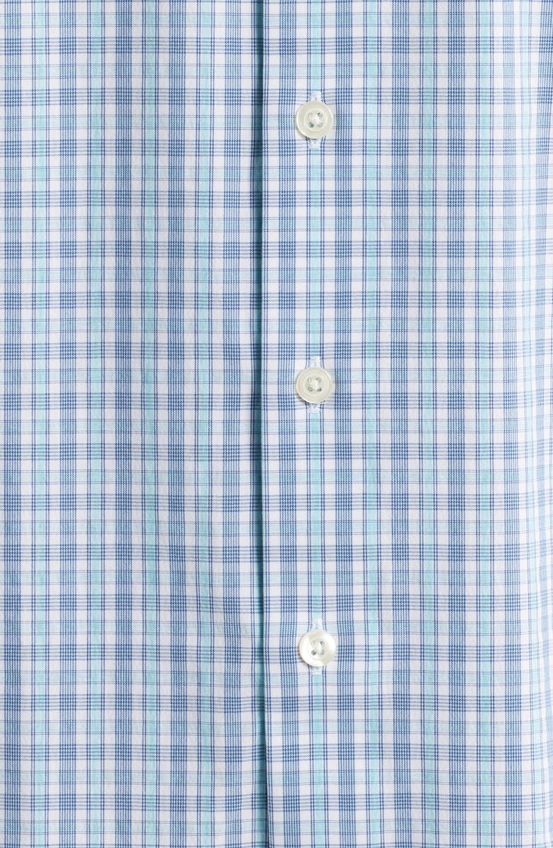 johnnie-O Morse Check Everyday Performance Button-Up Shirt, Alternate, color, 