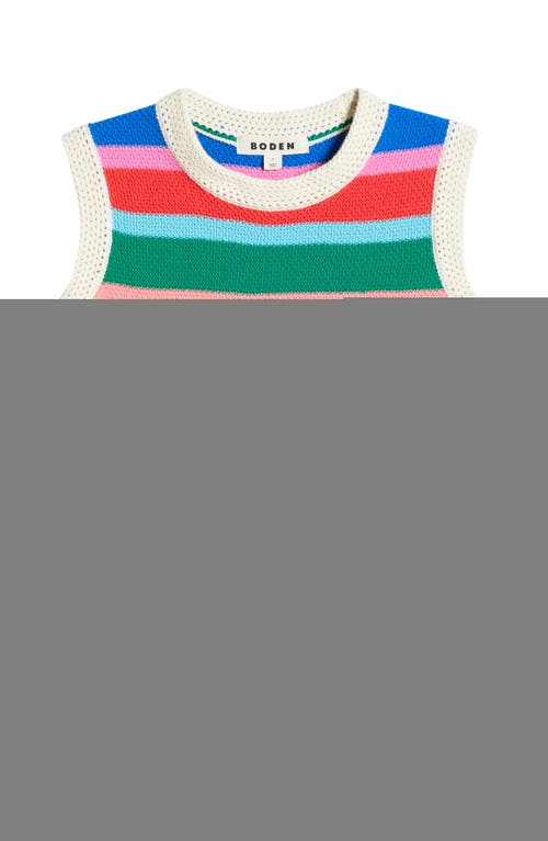 BODEN BODEN STRIPE SWEATER VEST