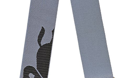 Longchamp Logo Jacquard Canvas Shoulder Strap In Blue