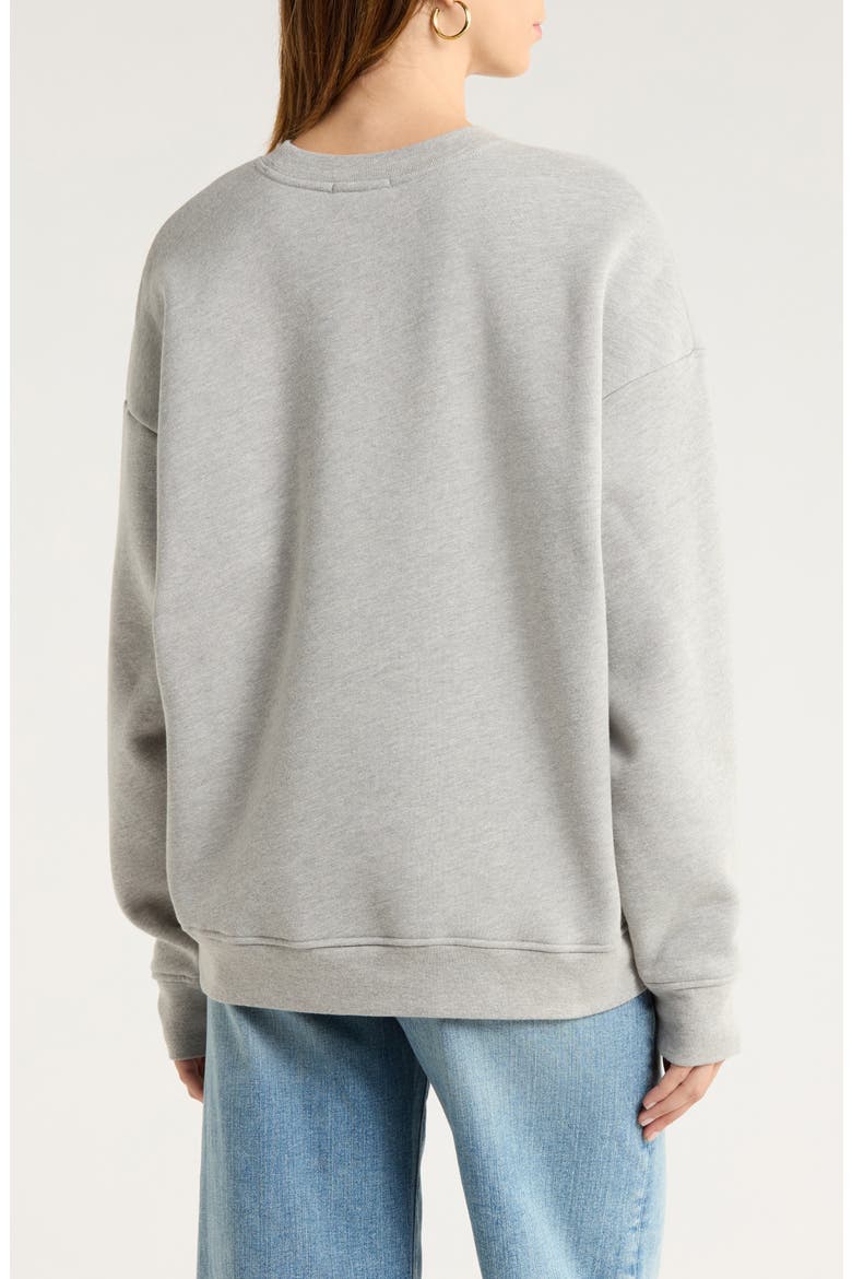 x 'Nobody Wants This' Crewneck Sweatshirt, Alternate, color, HEATHER GREY