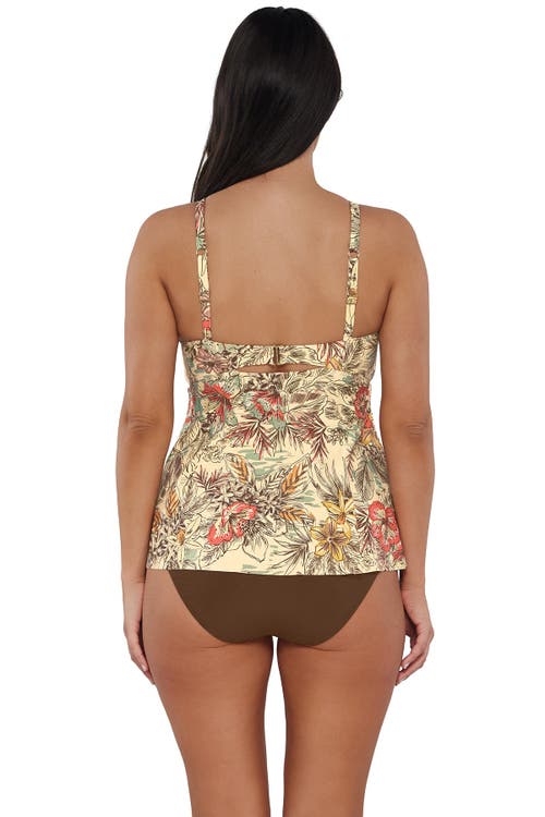 Sunsets Escape Tori Tankini Swimsuit Top In Island Spice