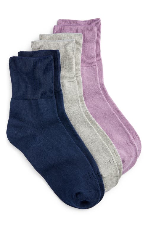 Hue 3-pack Bobby Socks In Multi
