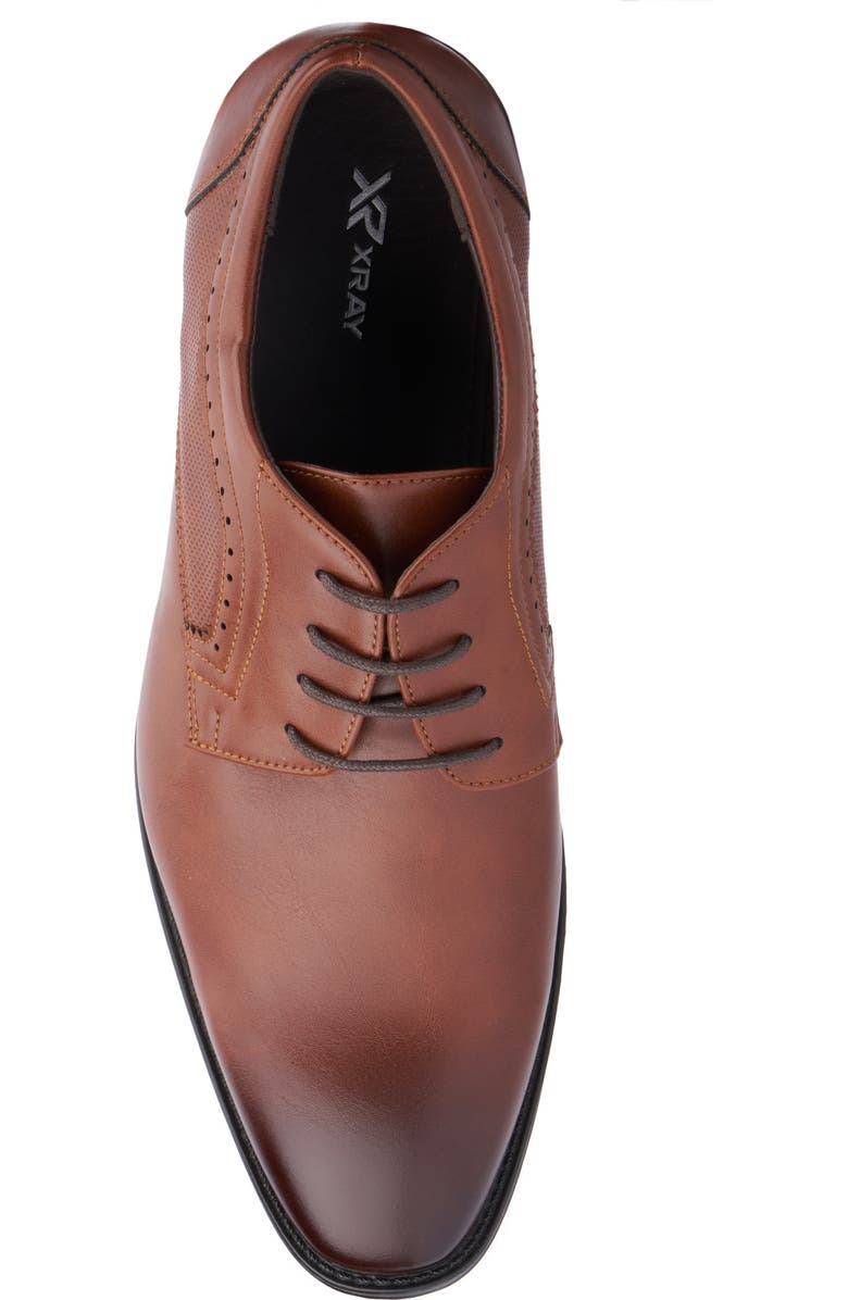 XRAY Fletcher Plain Toe Derby, Alternate, color, Cognac