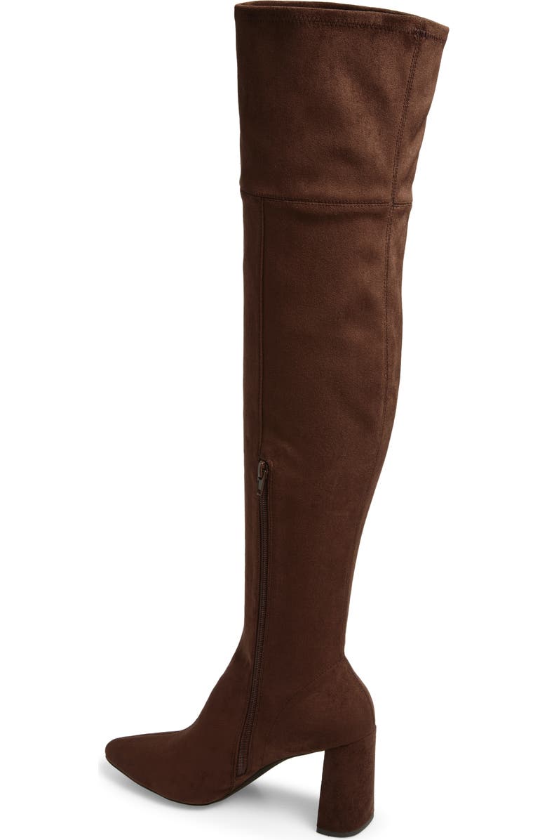 Jeffrey Campbell Parisah Over the Knee Boot, Alternate, color, Espresso Suede