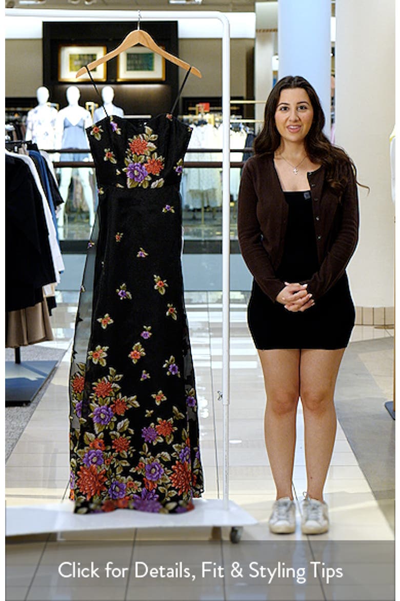 Imogen Floral Strapless Gown video