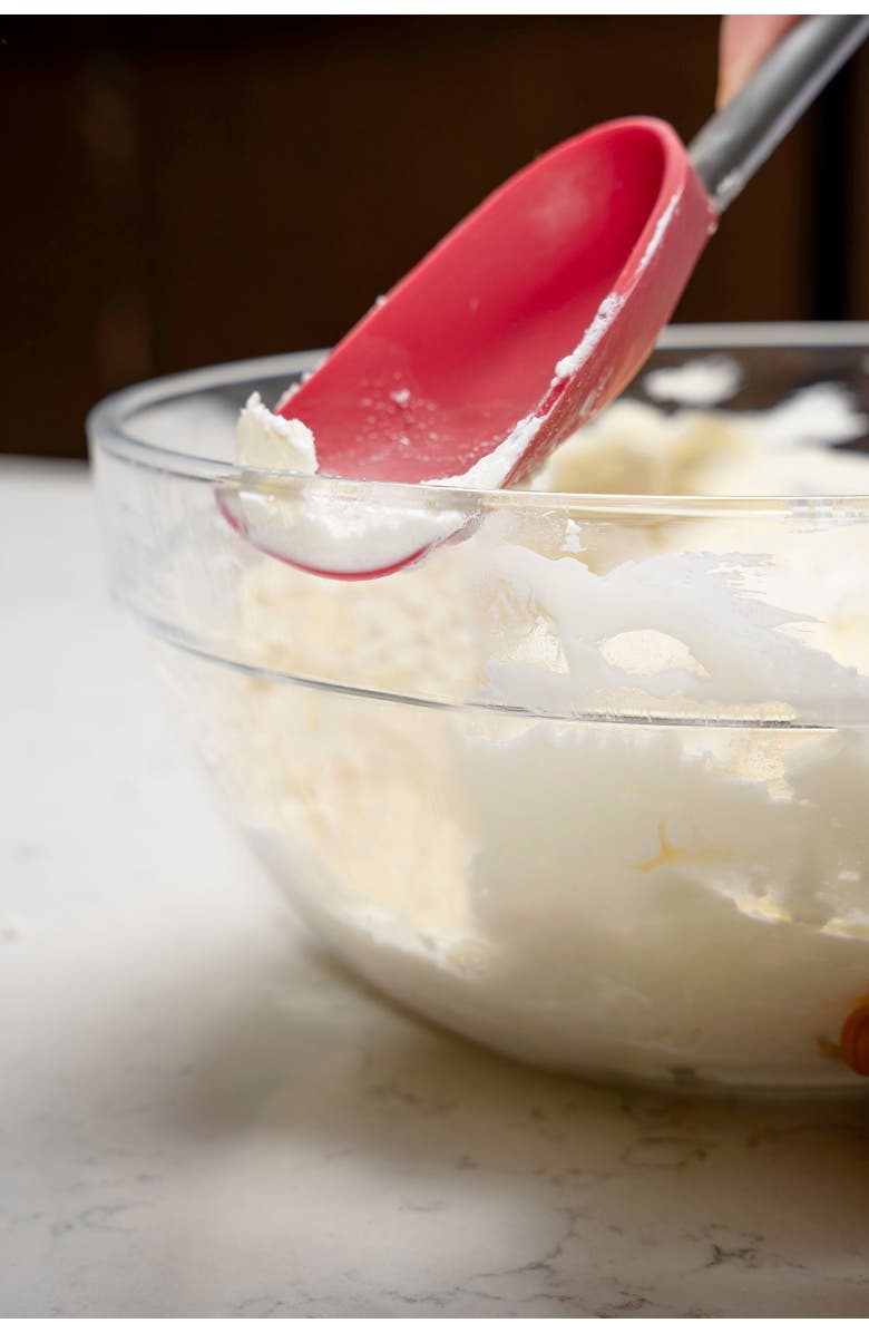 CUISIPRO Silicone and Stainless Steel 11.5-Inch Spoon, Red, Alternate, color, Red