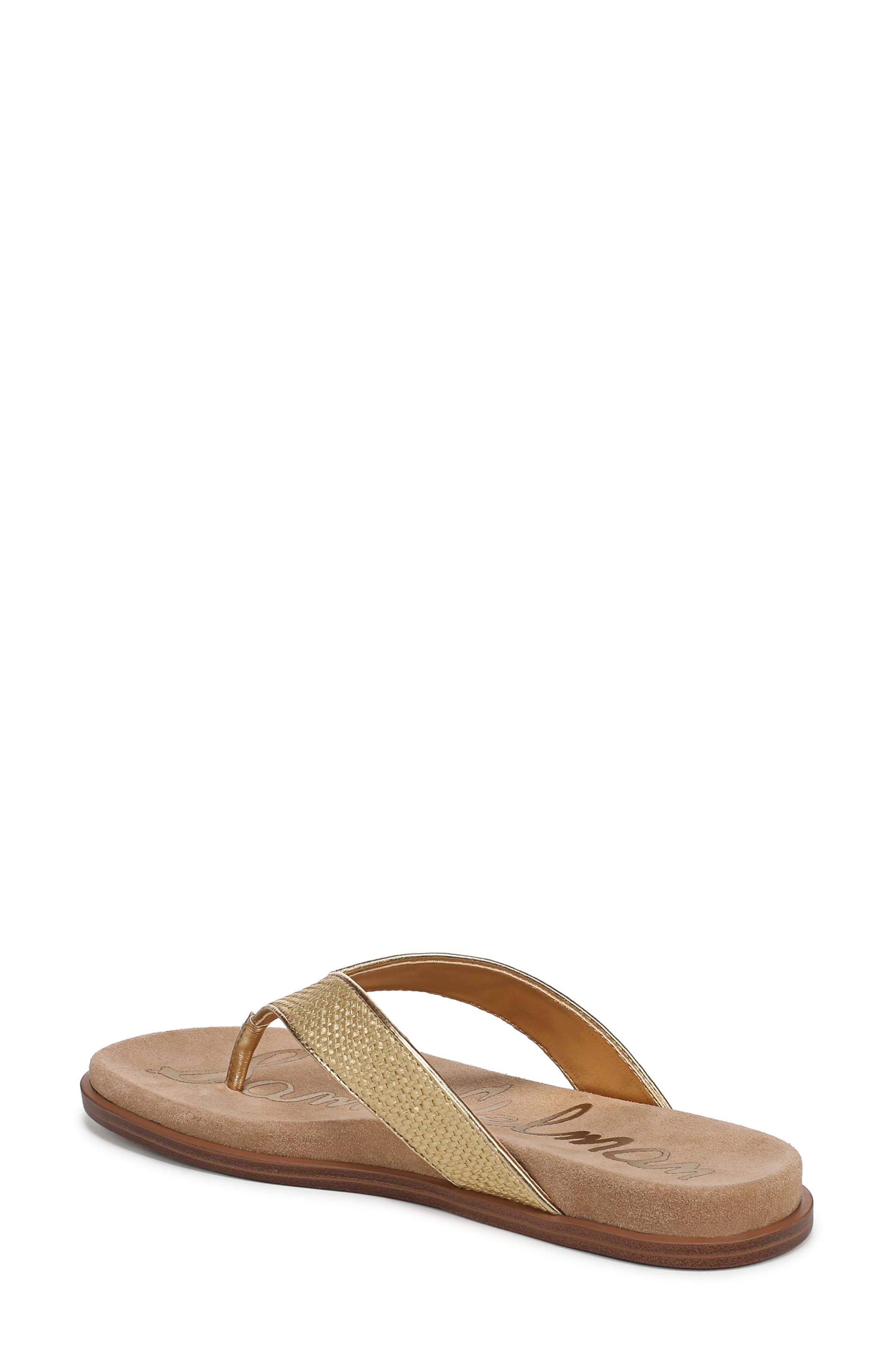 Lila Flip Flop, Alternate, color, AMBER GOLD