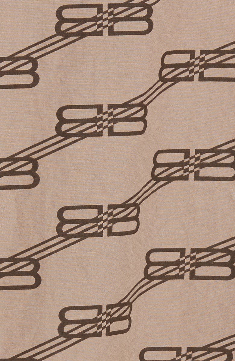 Balenciaga BB Monogram License Logo Cotton Poplin Shirtdress, Alternate, color,