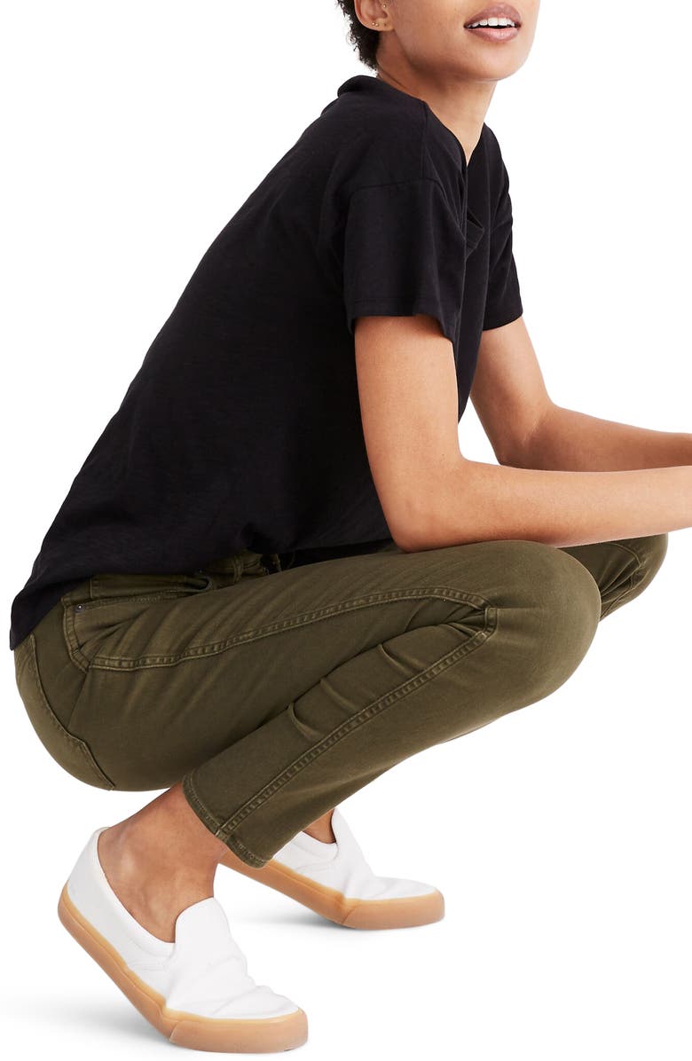 Madewell Whisper Cotton Crewneck T-Shirt, Alternate, color, True Black