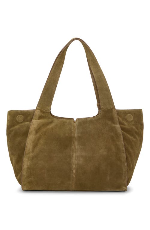 Vince Camuto Aleah Suede Tote In Brown