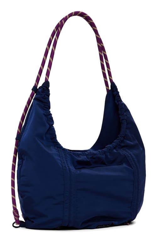 Desigual Extra Large Toggle Detail Shoulder Bag In Blue