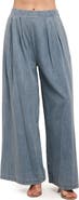 FLYING TOMATO Pleated Wide Leg Pants