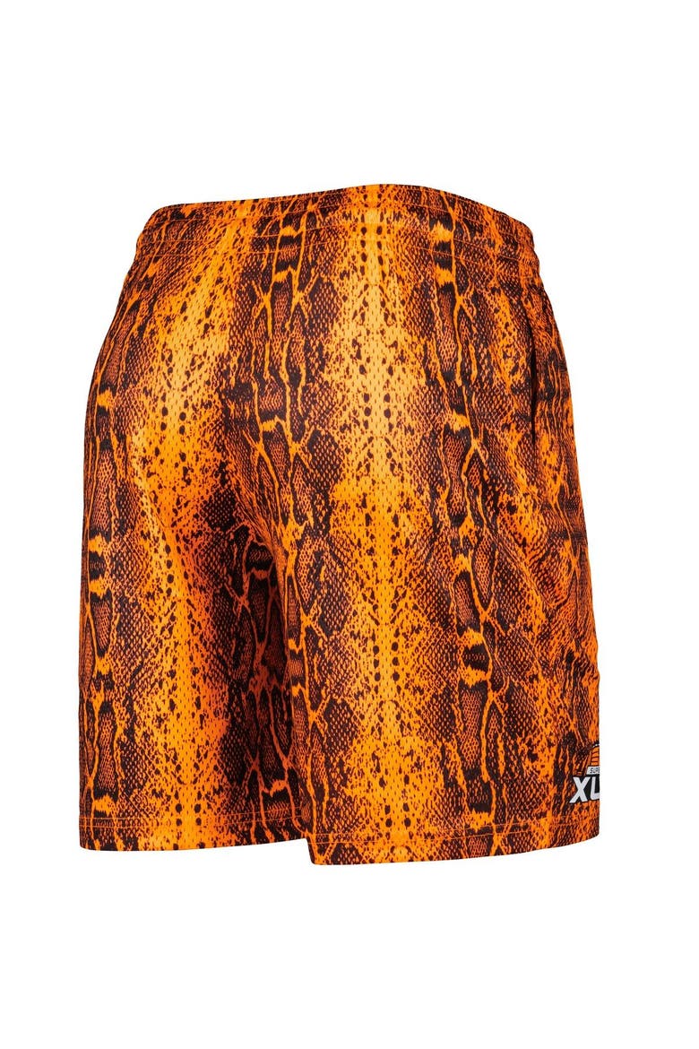 Men's New Era Orange Seattle Seahawks Summer Pop Shorts, Alternate, color, Orange