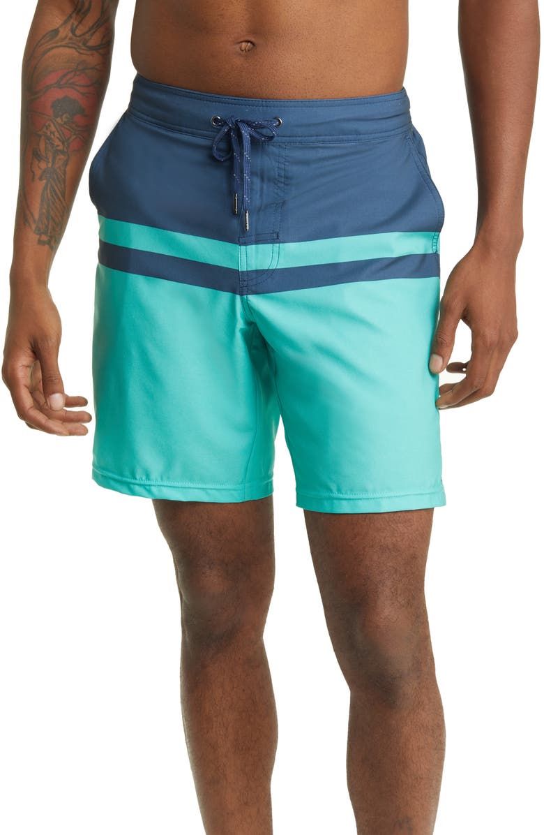 Fair Harbor The Ozone Swim Trunks, Alternate, color, Jade