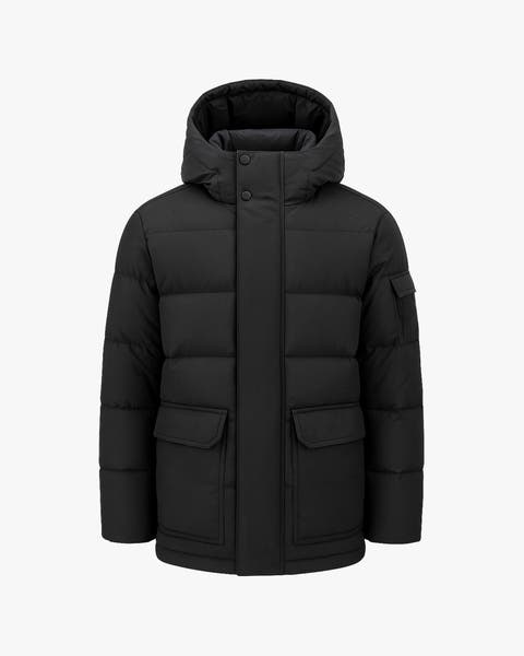 ALEXANDER | Hooded Recycled Down Winter Jacket