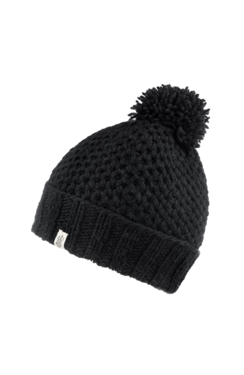 Nirvanna Designs Rutland Beanie, Main, color, Black