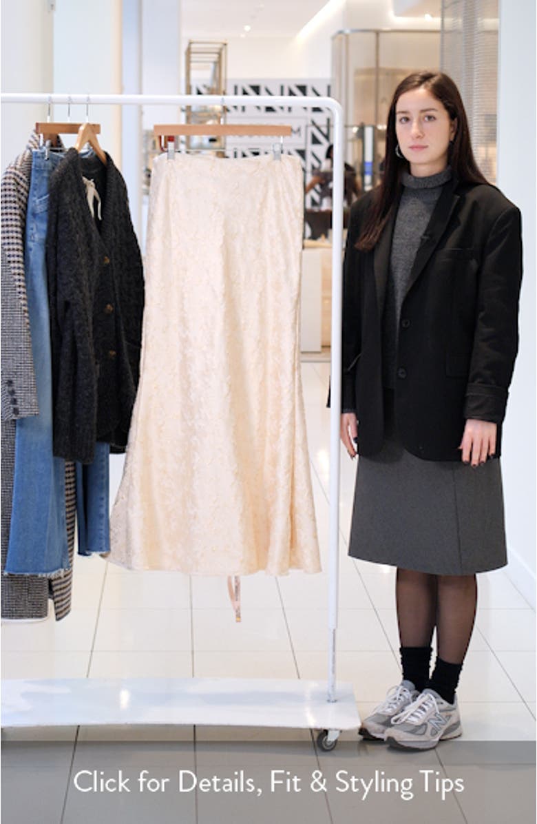 Mara Embroidered Maxi Skirt, sales video thumbnail