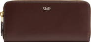 COACH Refined Calf Leather New York Zip Wallet