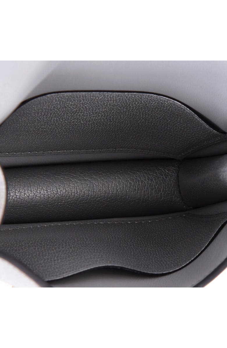 Pre-Owned Hermes Constance Slim Wallet Chevre Chamkilight, Alternate, color, Gris Argente