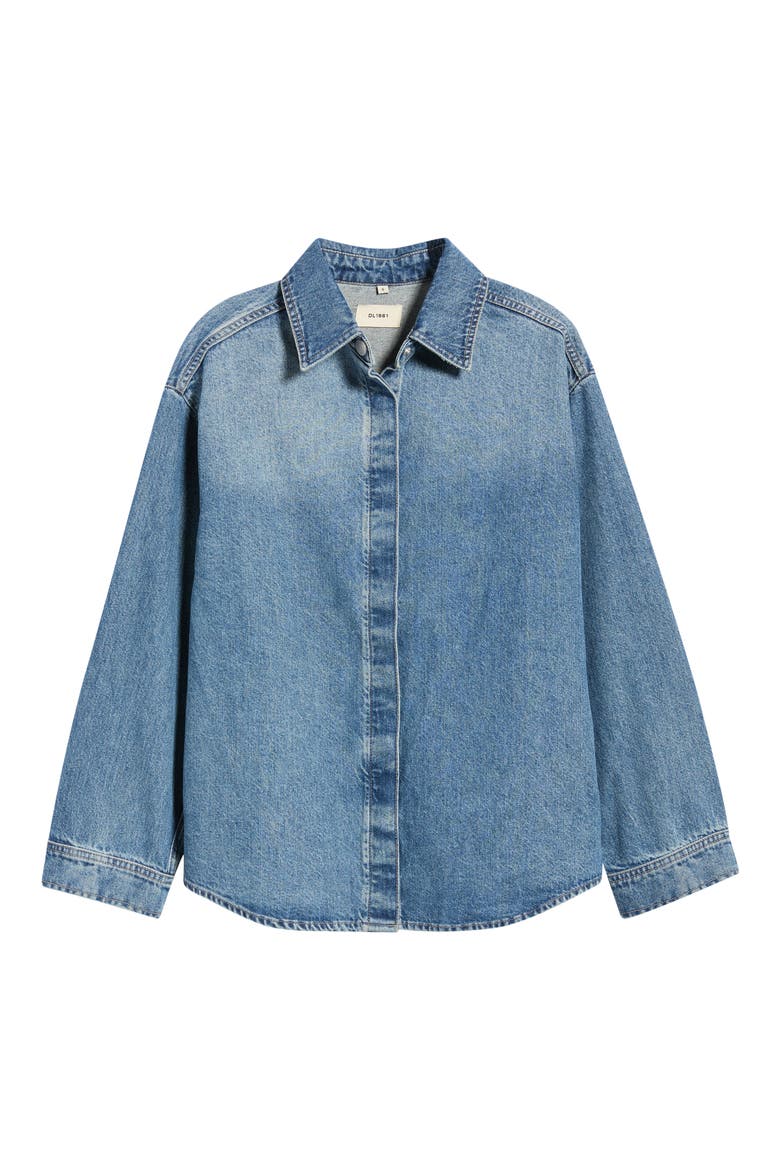 Addison Overshirt, Alternate, color, ENDLESS SEA