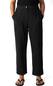 Eileen Fisher Organic Cotton Straight Ankle Pants