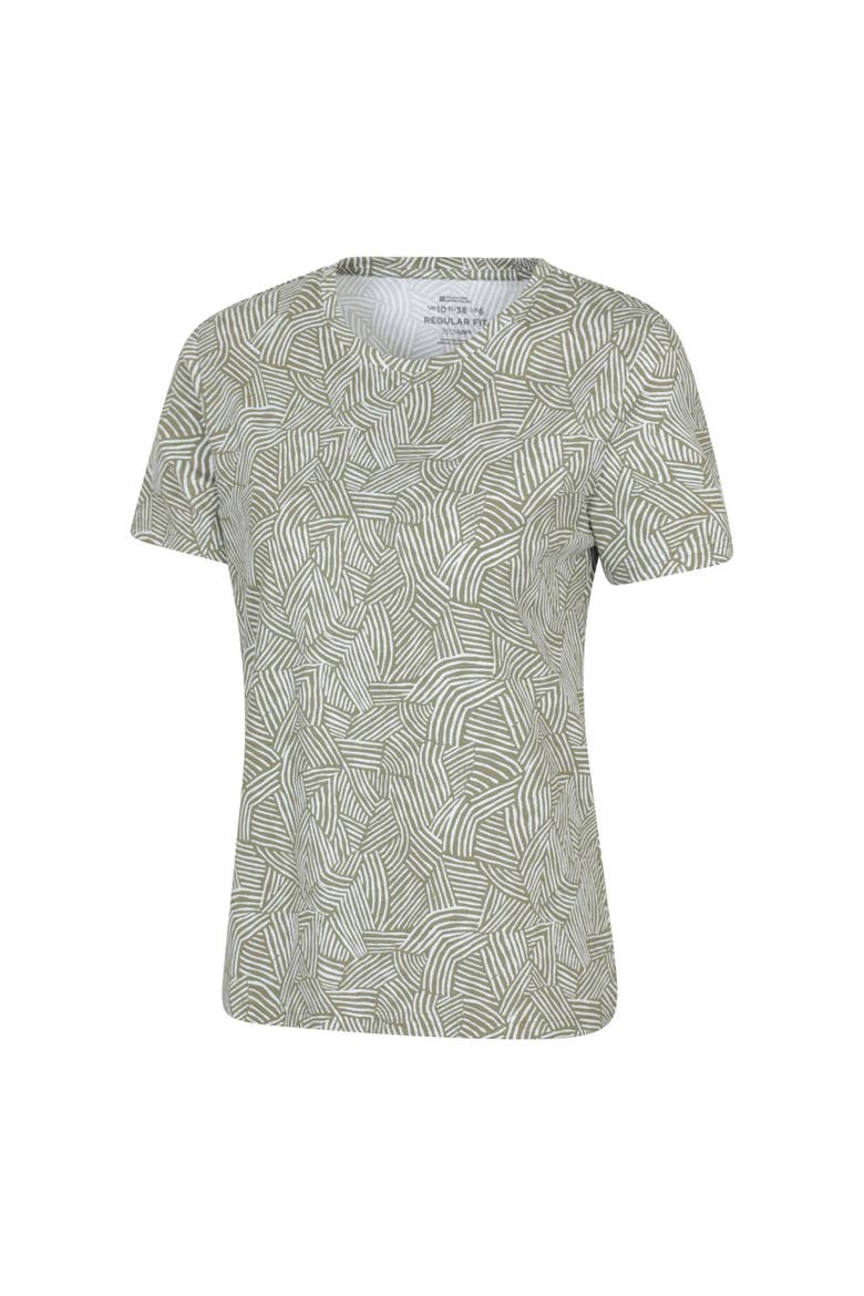 Patterned T-Shirt, Alternate, color, Khaki Green