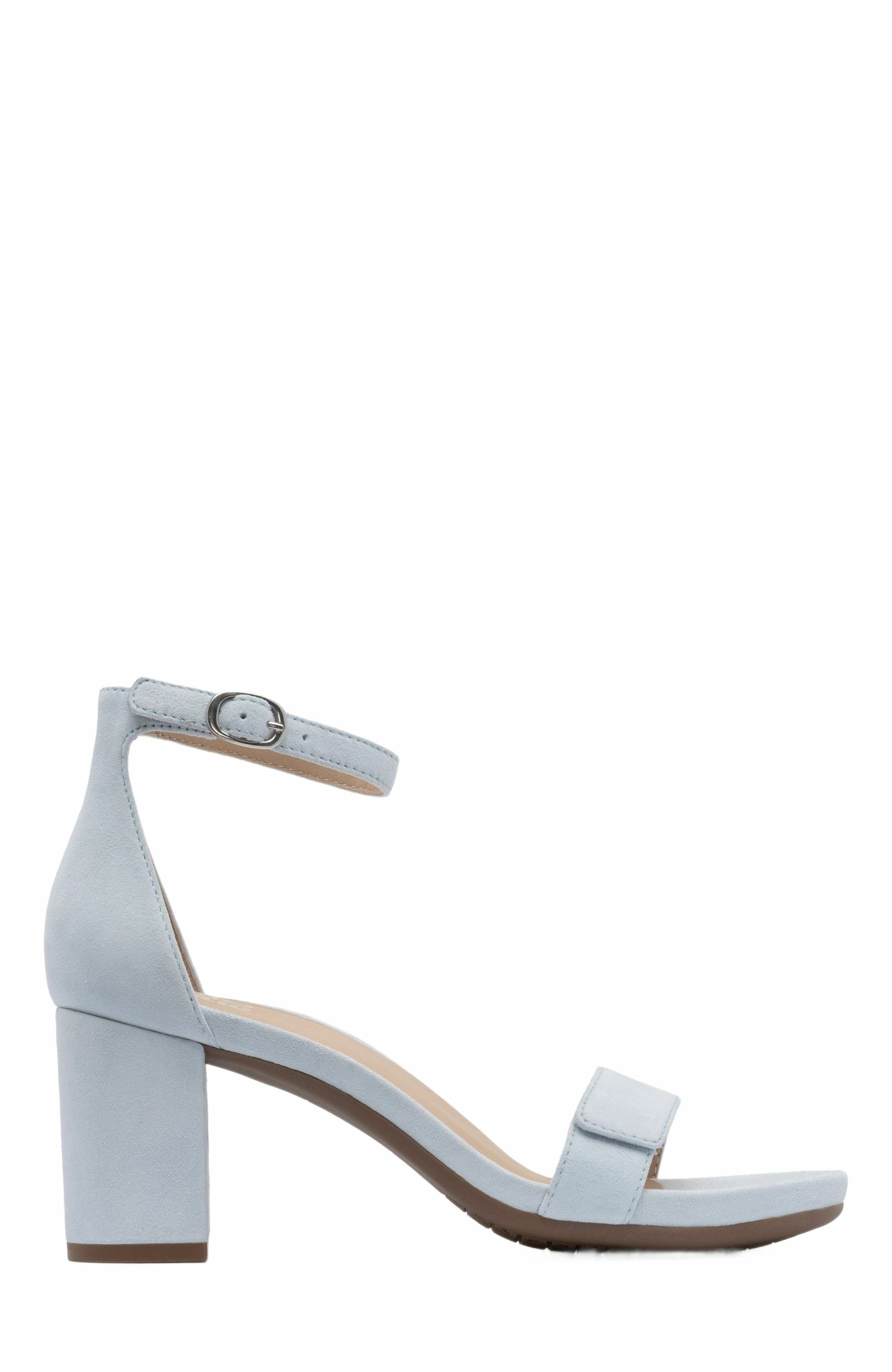 ABEO Tempo Strap Heels, Alternate, color, Light Blue Suede - Metatarsal