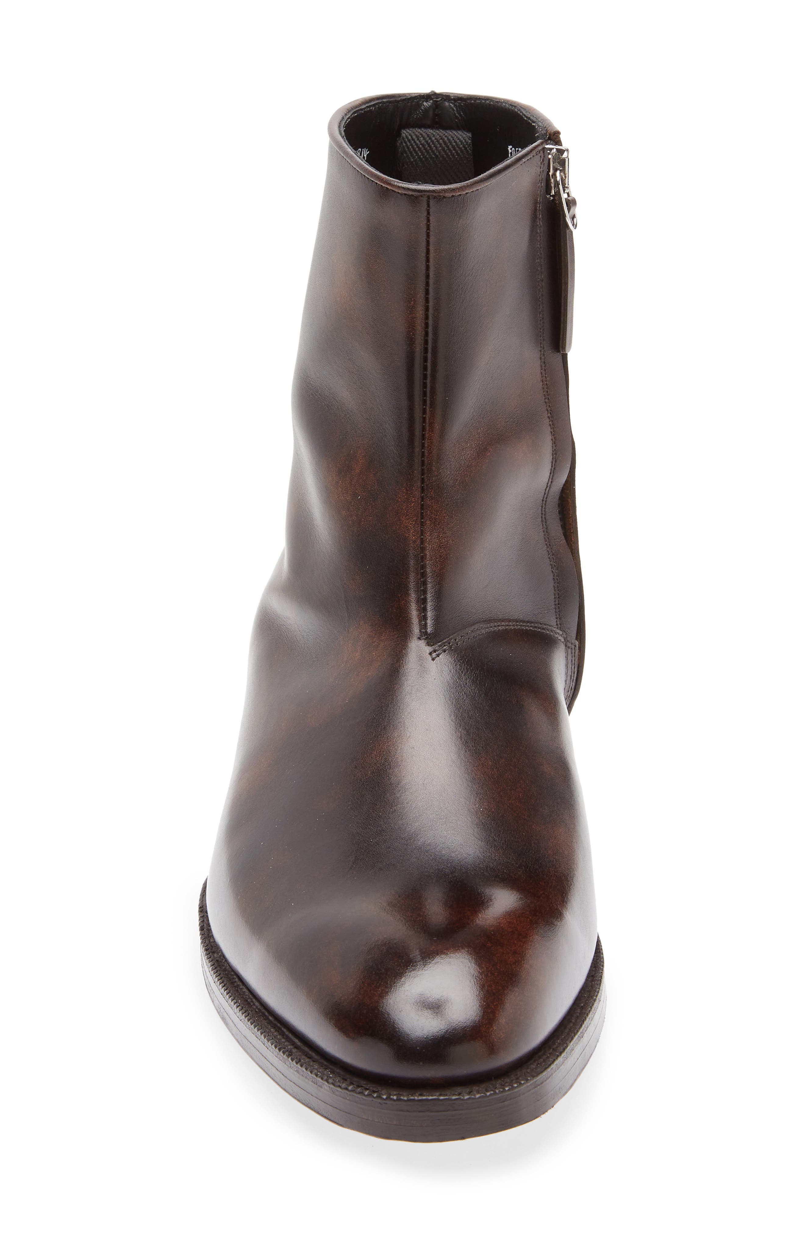 John Lobb Freddi Boot, Alternate, color, Dark Brown