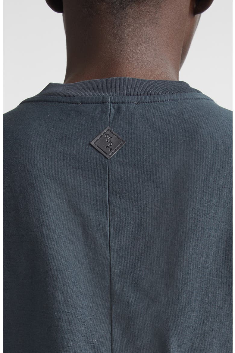 Albie Cotton T-Shirt, Alternate, color, CARBON