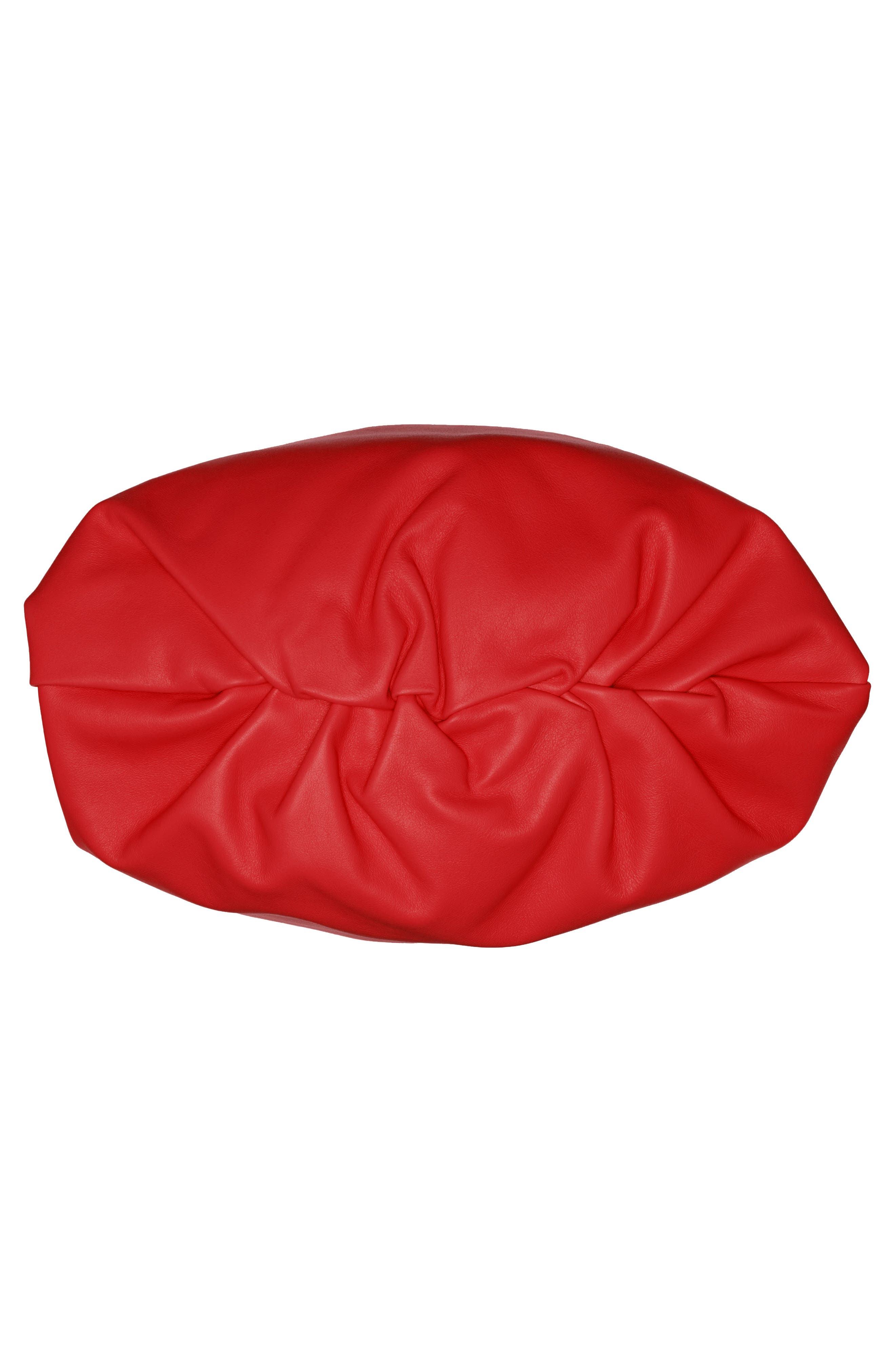 The Medium Bulb Leather Bag, Alternate, color, CHILI/ SILVER