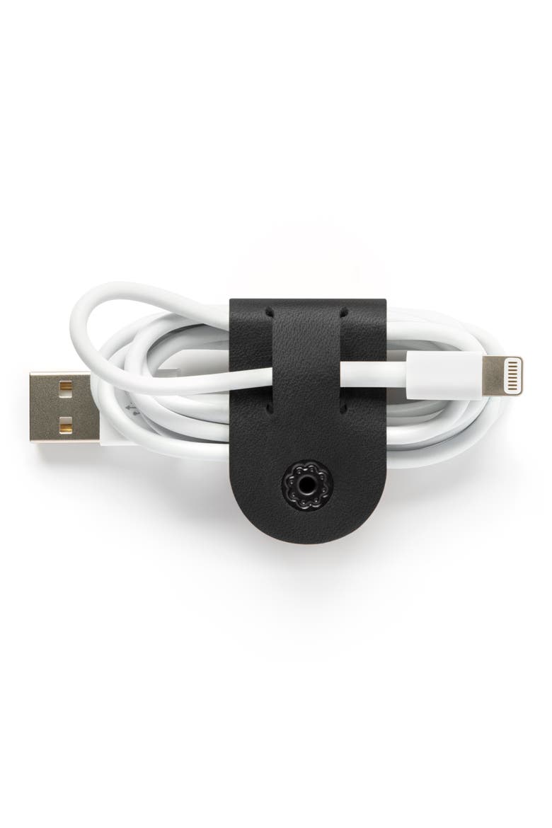 Set of 3 CableSnap Organizers, Alternate, color, BLACK