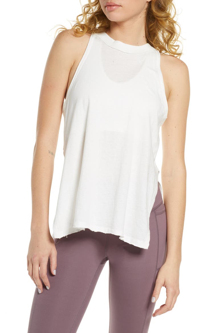Free People FP Movement Fade with the Waves Tank Top, Main, color, WHITE