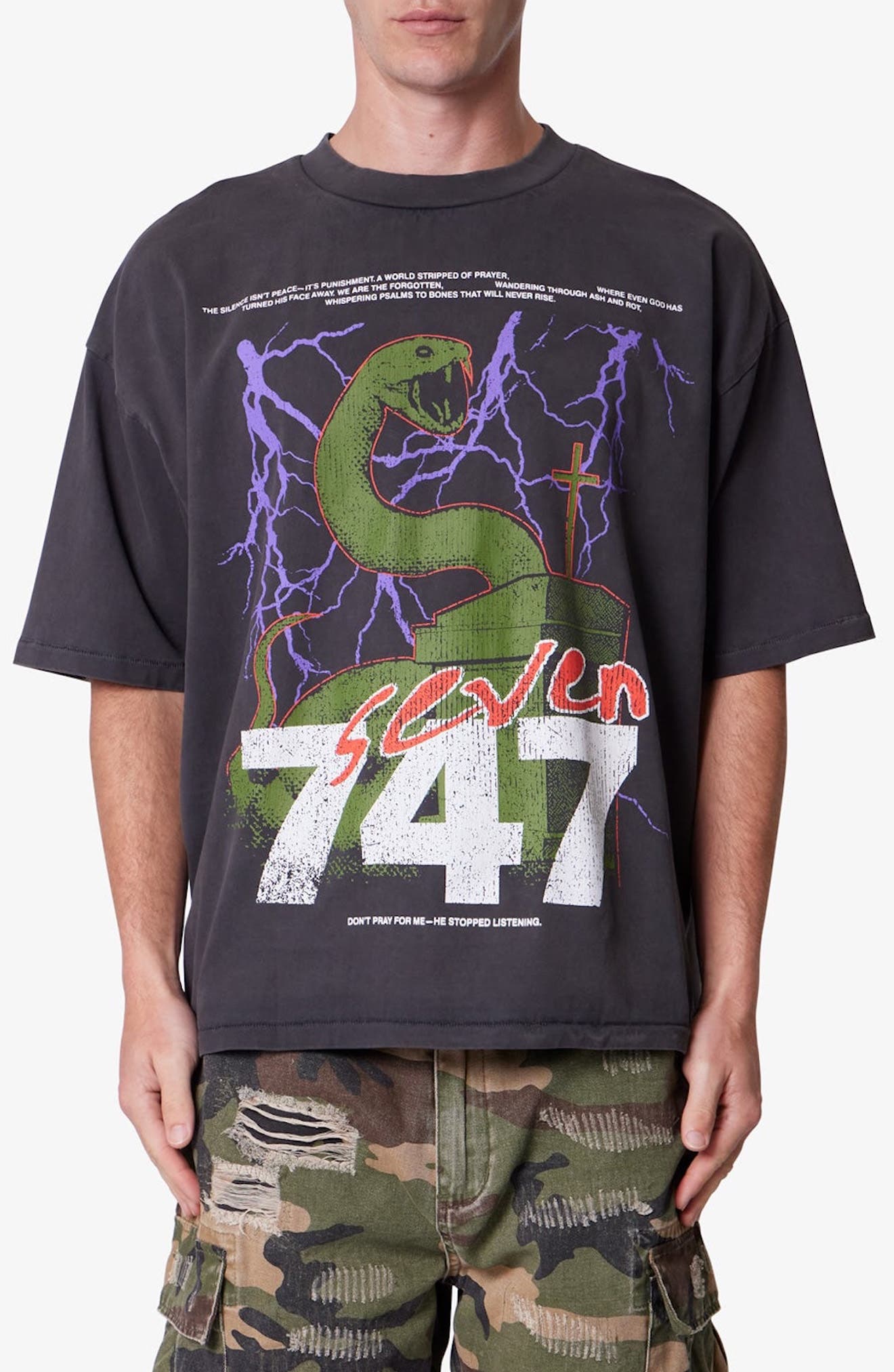 mnml Snake 747 Graphic T-Shirt