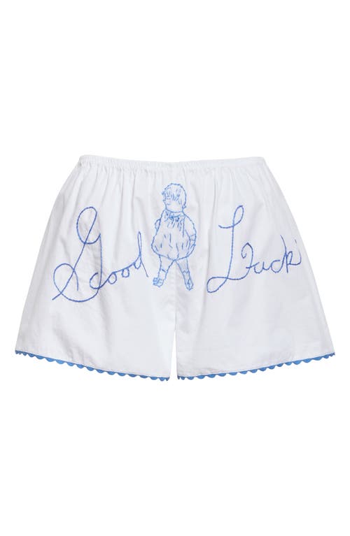 Bode Lucky Baby Shorts
