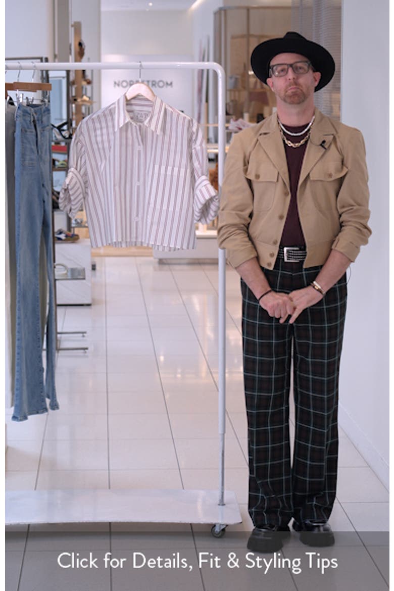 Next Stripe Cotton & Silk Button-Up Shirt video