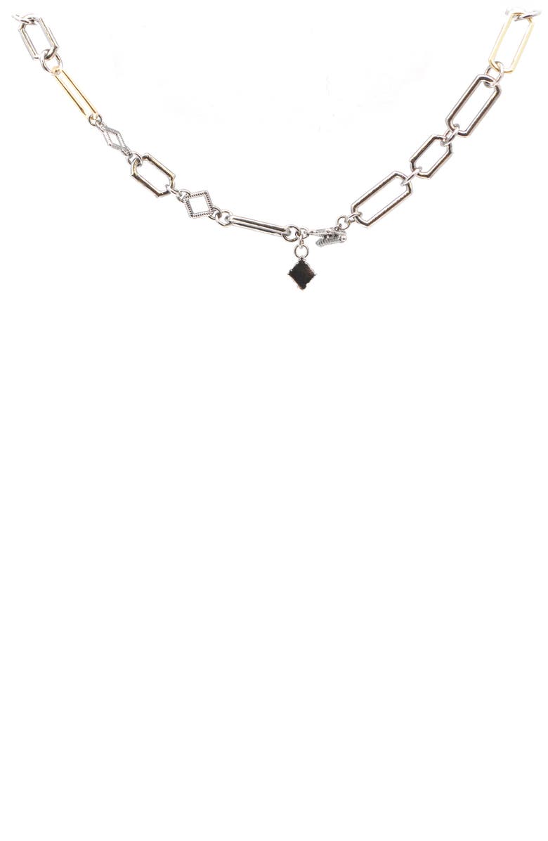 Armenta Old World Paper Clip Chain Necklace, Alternate, color, 