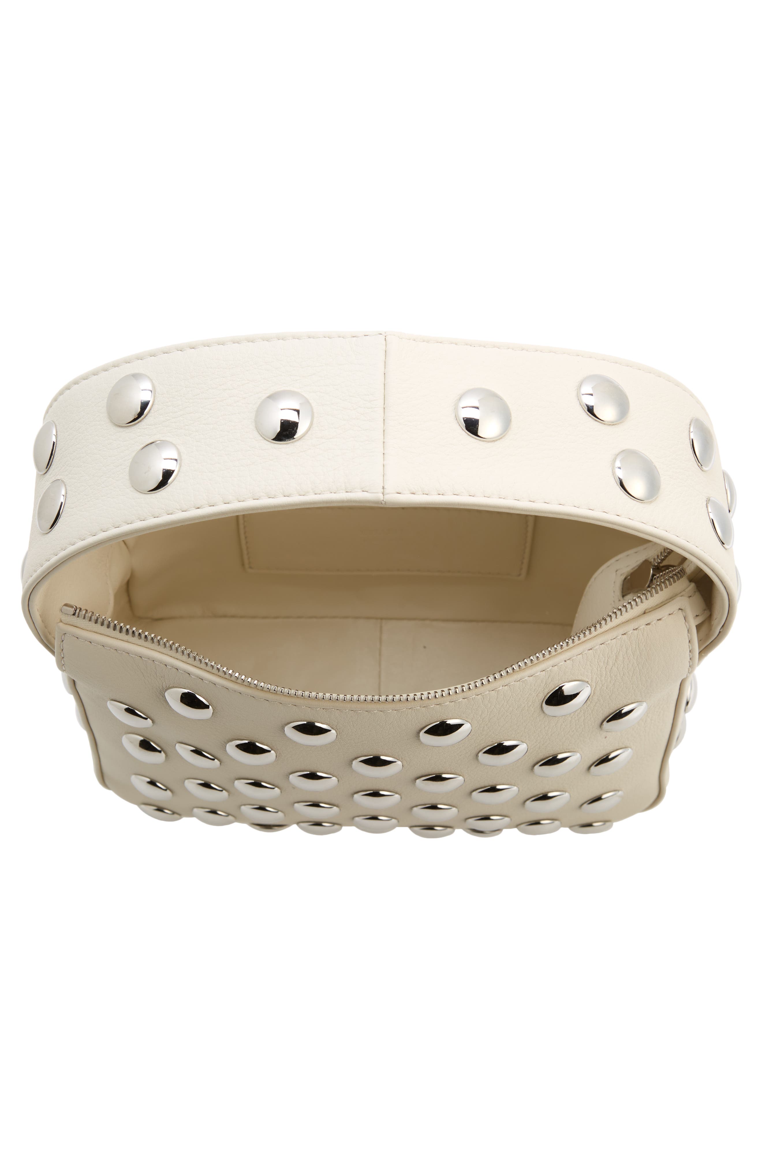 Khaite Small Elena Studded Leather Top Handle Bag, Alternate, color, 