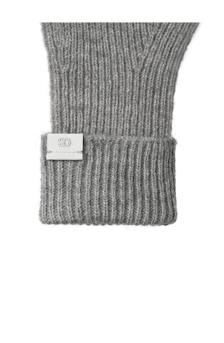 Stand Oil Heart Stud Knit Gloves, Alternate, color,