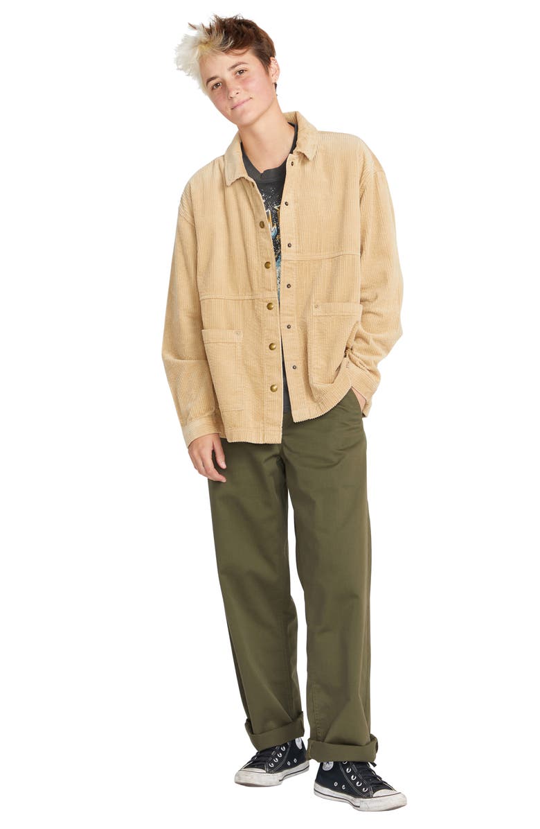 Volcom Stone Street Corduroy Shacket, Alternate, color,