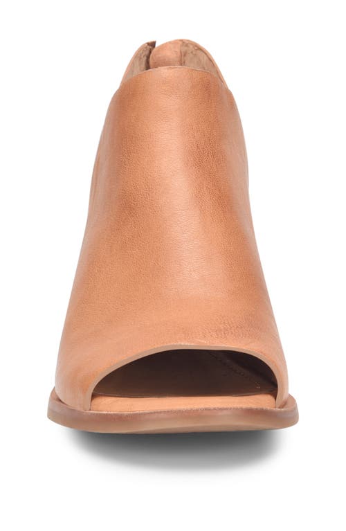 Söfft Carleigh Peep Toe Bootie In Brown