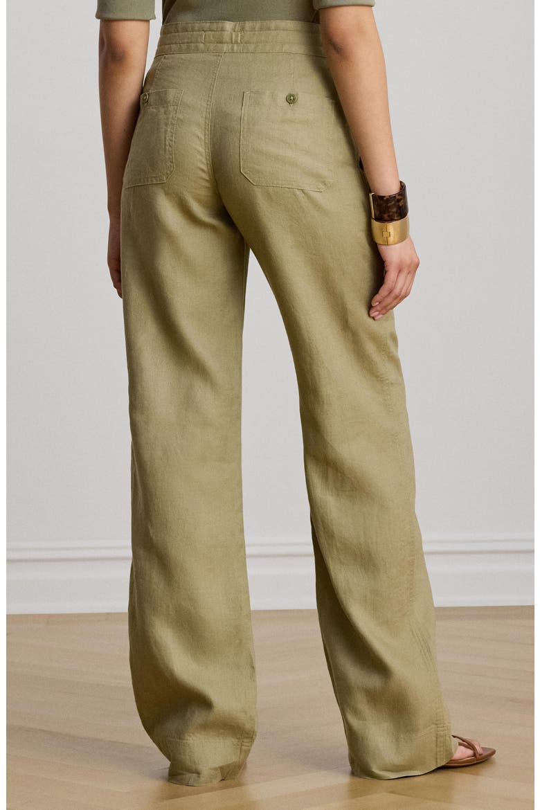 Linen Wide Leg Pants, Alternate, color, LIGHT AGAVE GREEN