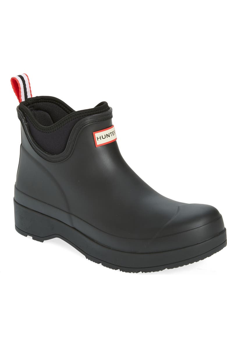 Hunter Neoprene Cuff Waterproof Chelsea Rain Boot, Main, color,