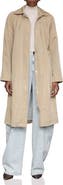 Avec Les Filles Nylon Pleated Rain Trench Coat